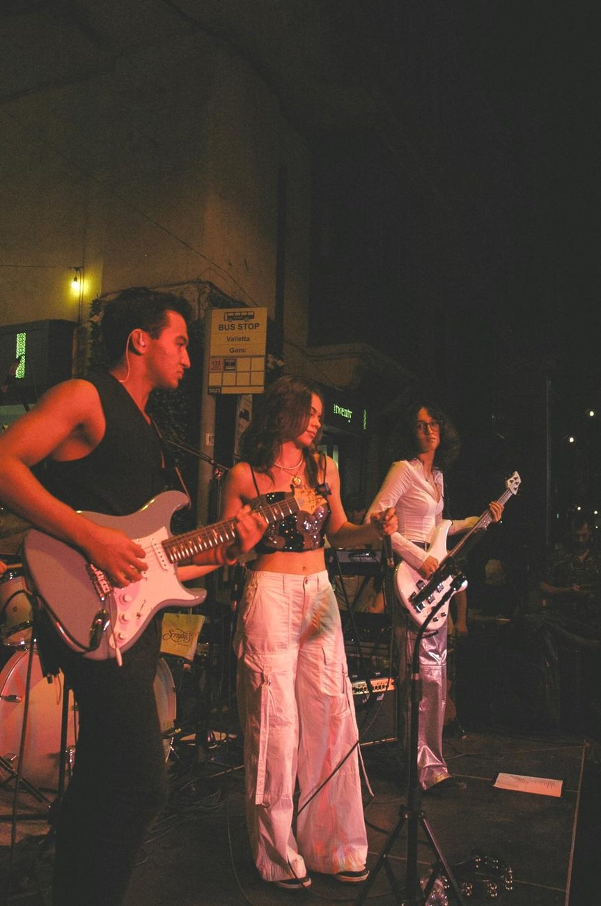 Lisa Gauci performing at Notte Bianca in Valletta